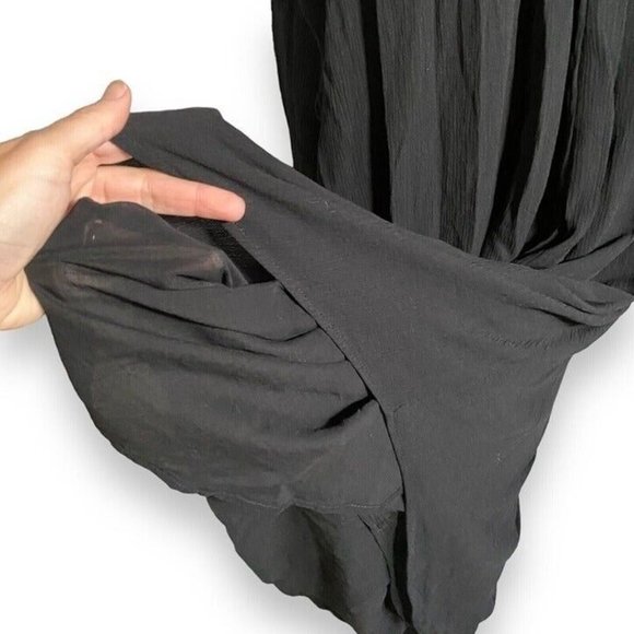 Liz Lange Maternity For Target Rayon Dress Beach Cover Embroidered Neck Large - Picture 10 of 13